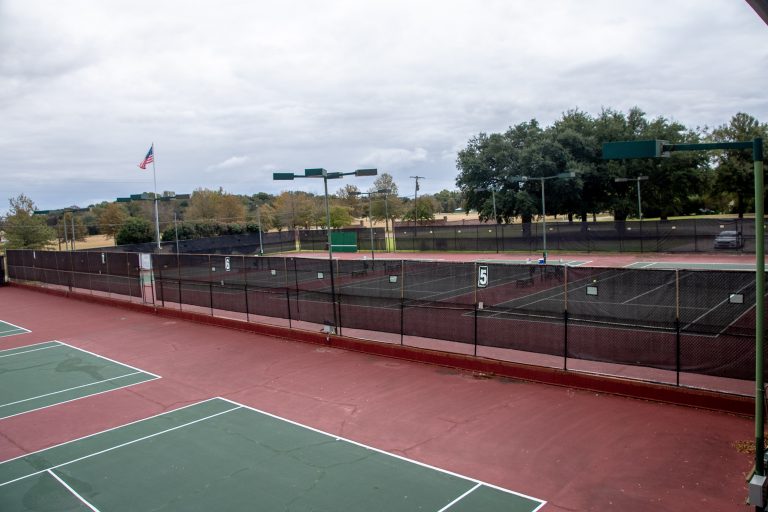 Tennis facilities at Clarksdale Country Club
